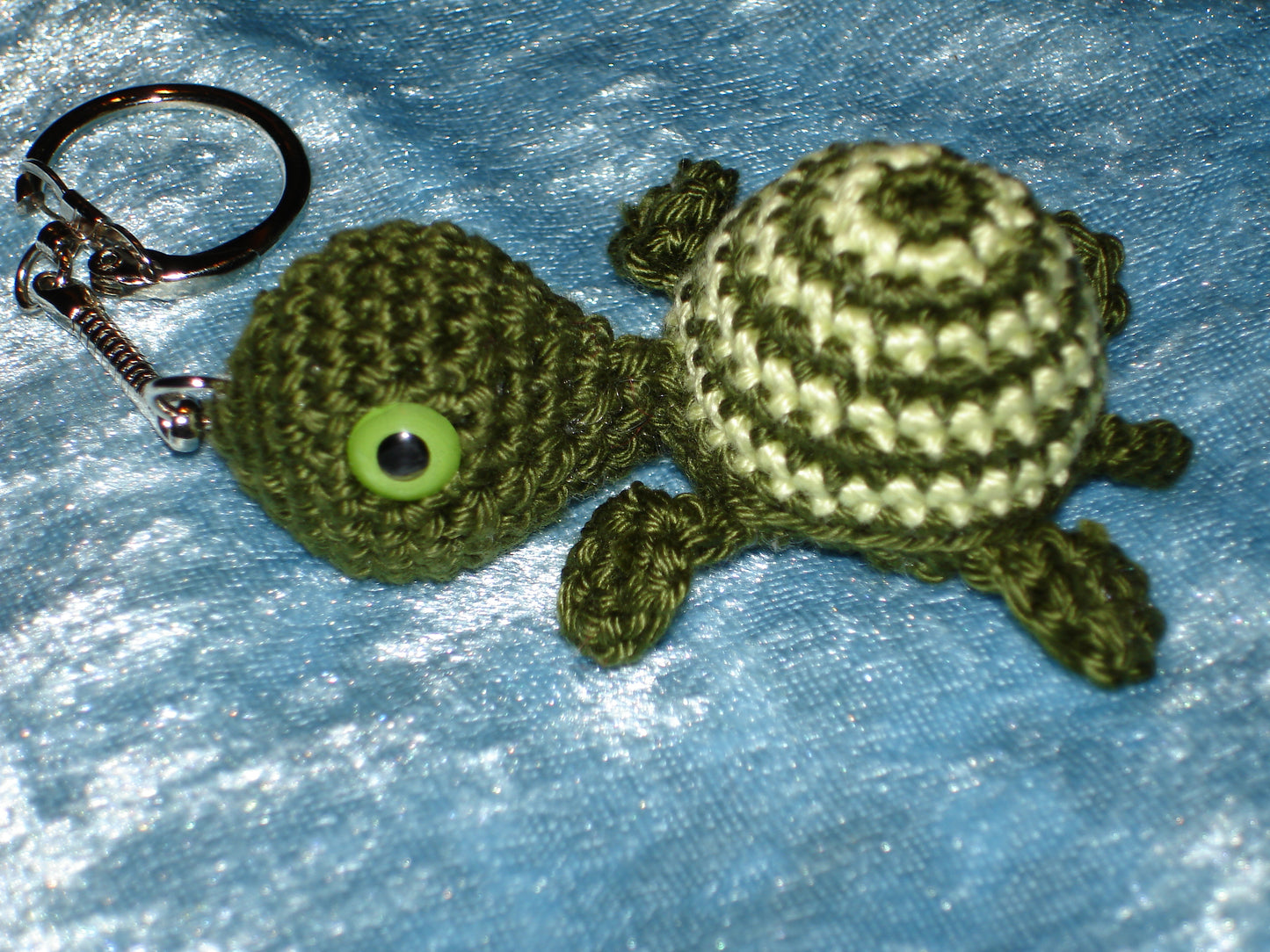 Schildkröte gehäkelt als Schlüsselanhänger oder kleines Geschenk