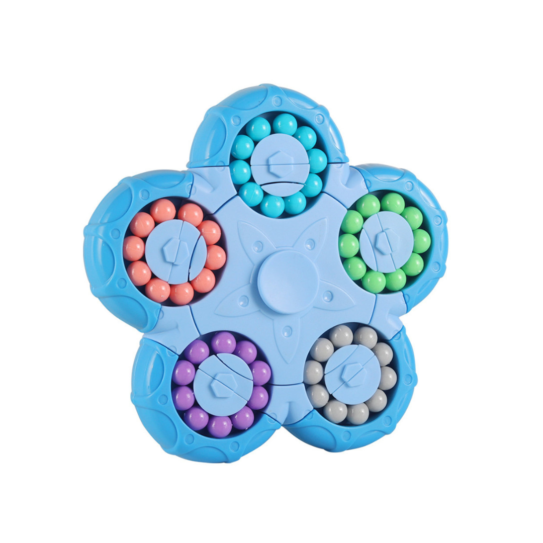 Hellblauer Crazy Logic Twister – Lernspiel für Motorik und Konzentration