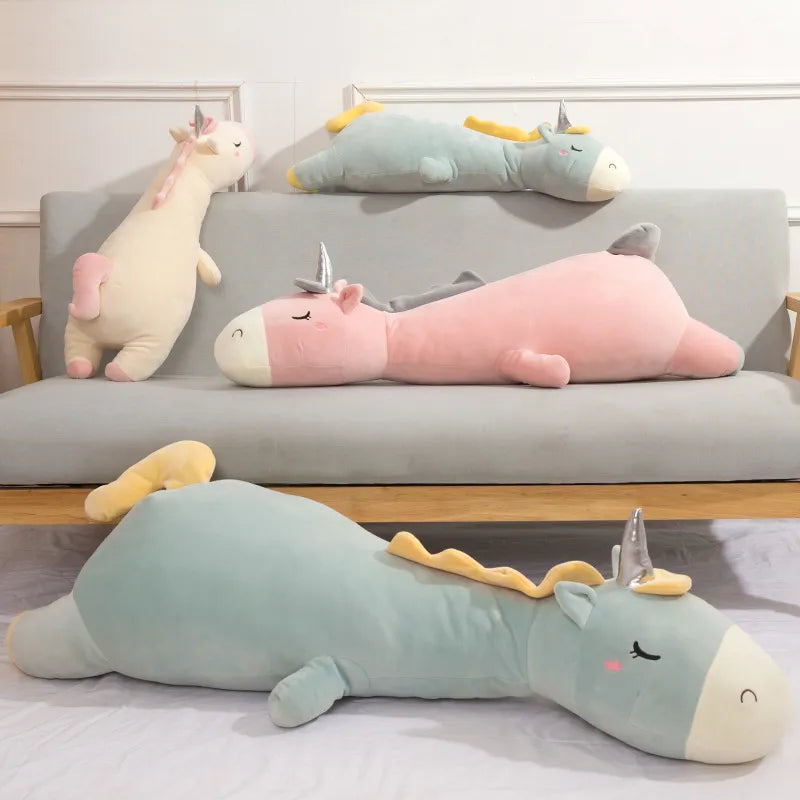Premium Kissen schlafendes Einhorn