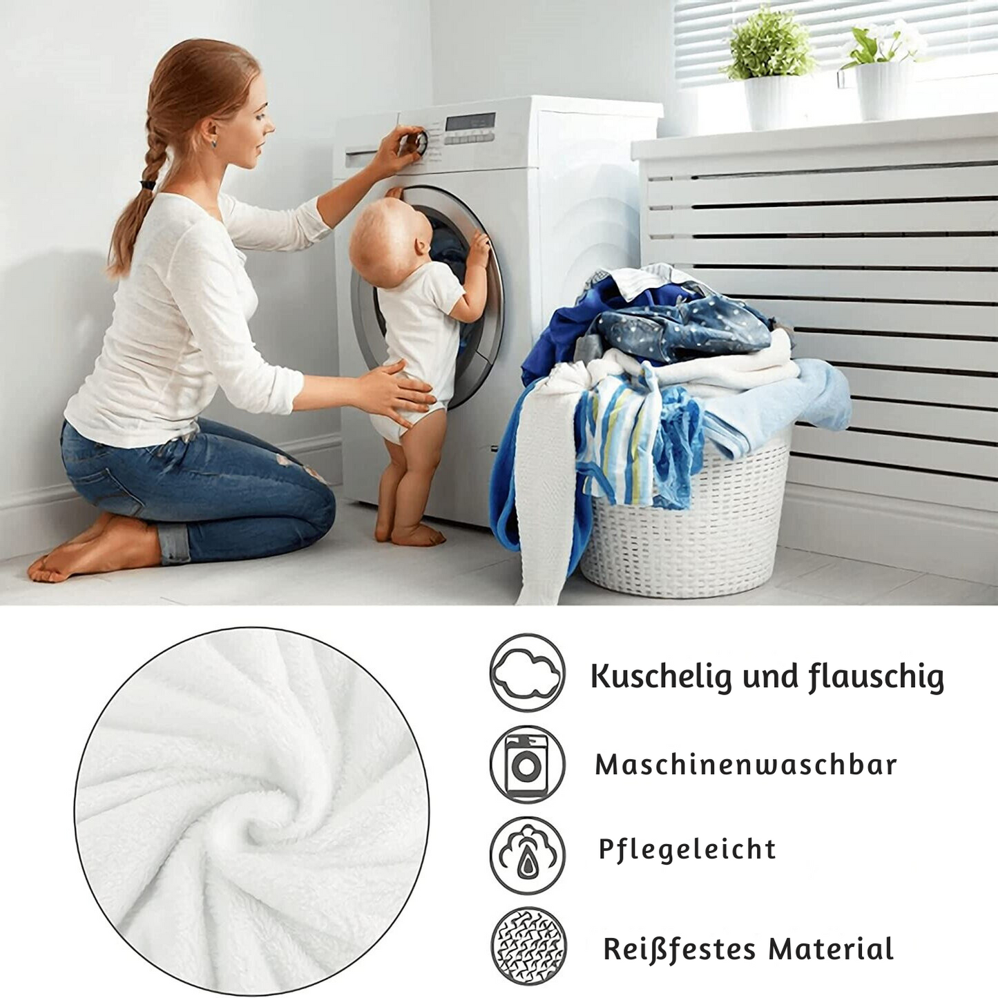 Kuscheldecke mit verschiedenen Motiven zur Auswahl