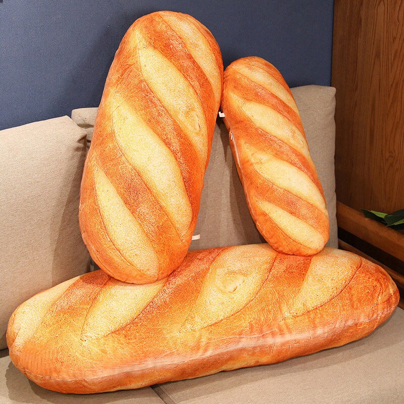 Premium Baguette Weissbrot Kissen