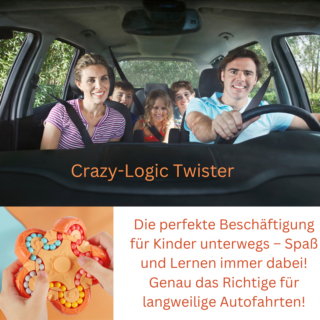 Pinker Crazy Logic Twister – Lernspiel für Motorik und Konzentration