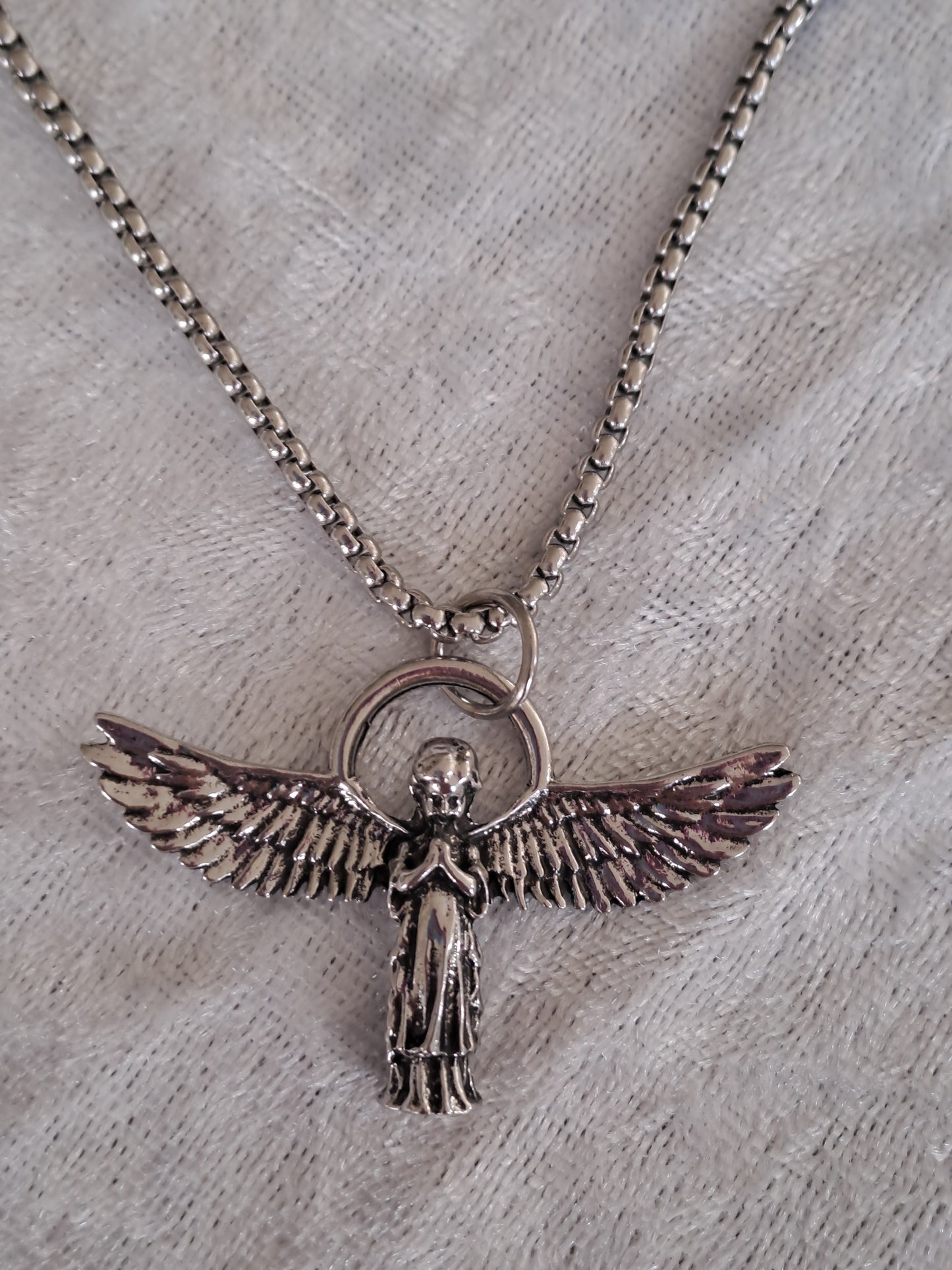 Damen / Herren Halskette mit Schutzengel