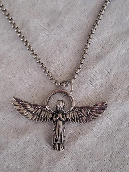 Damen / Herren Halskette mit Schutzengel