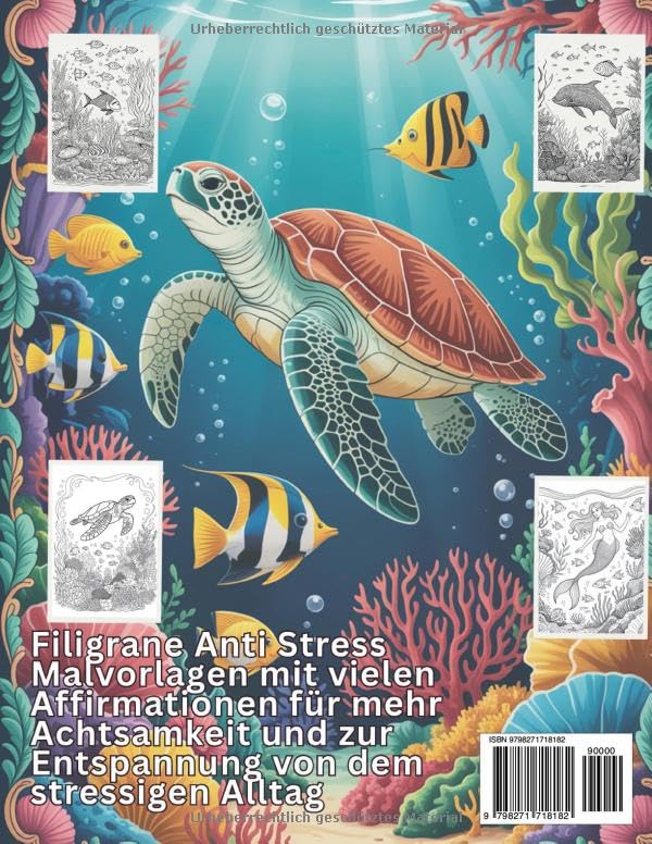 Zauberhafte Unterwasserwelt - Malbuch für Erwachsene